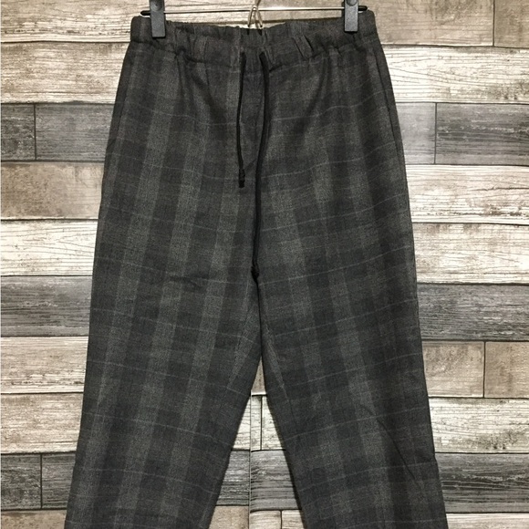 The Group Babaton Plaid Drawstring Pants Women’s M Gray (Inseam 26) - Picture 5 of 11